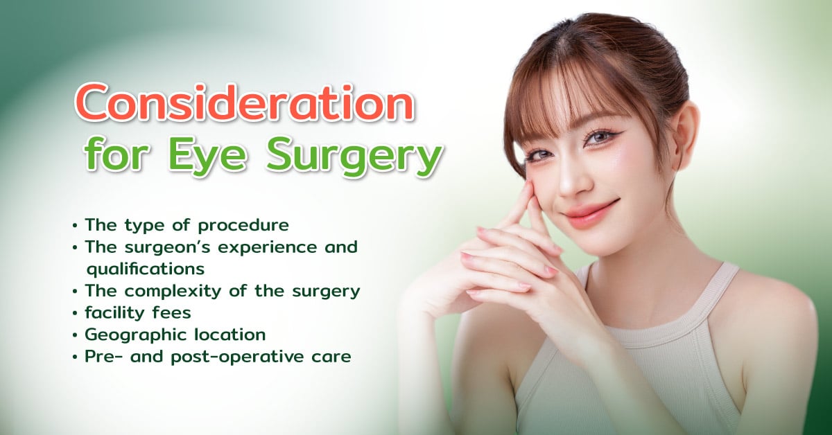 Consideration for Eye Surgery