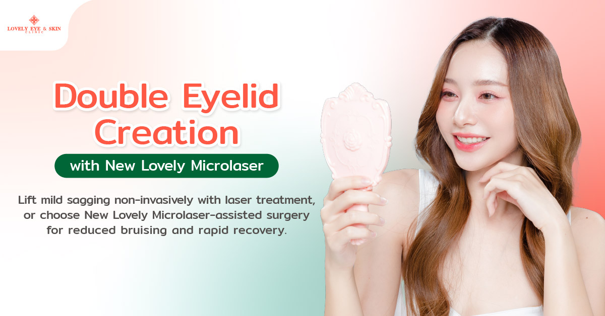 1. Double Eyelid Creation with New Lovely Microlaser