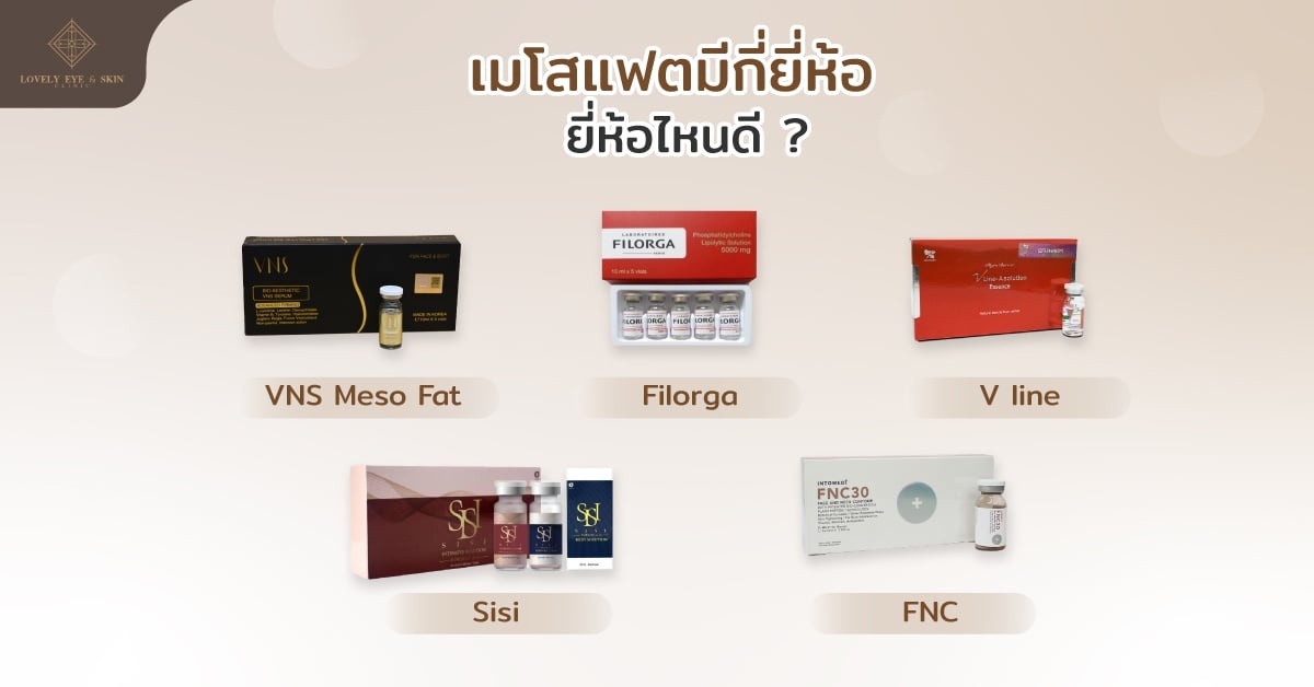 เมโสแฟตมีกี่ยี่ห้อ ยี่ห้อไหนดี ?
